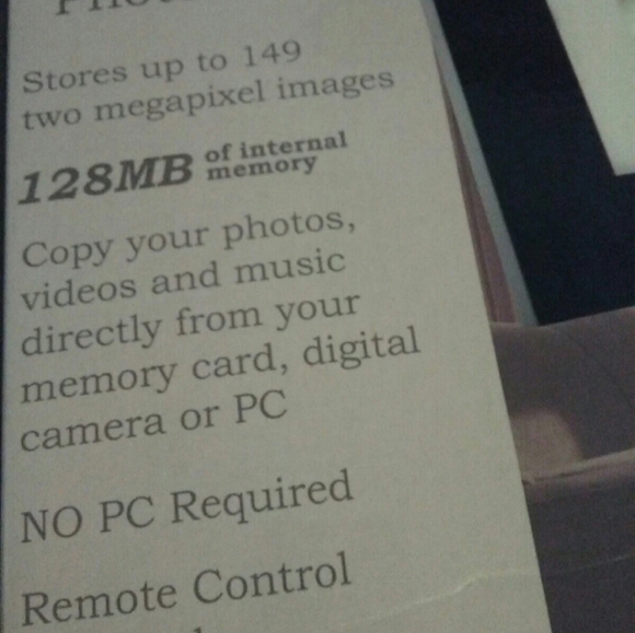 NIB 🖼️ PANDIGITAL | 128MB 6" LCD Photo Frame - Picture 4 of 6